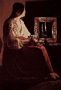 Georges de La Tour The Penitent Magdalene, Metropolitan Sweden oil painting artist